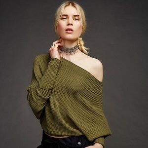 Free People green mercury thermal